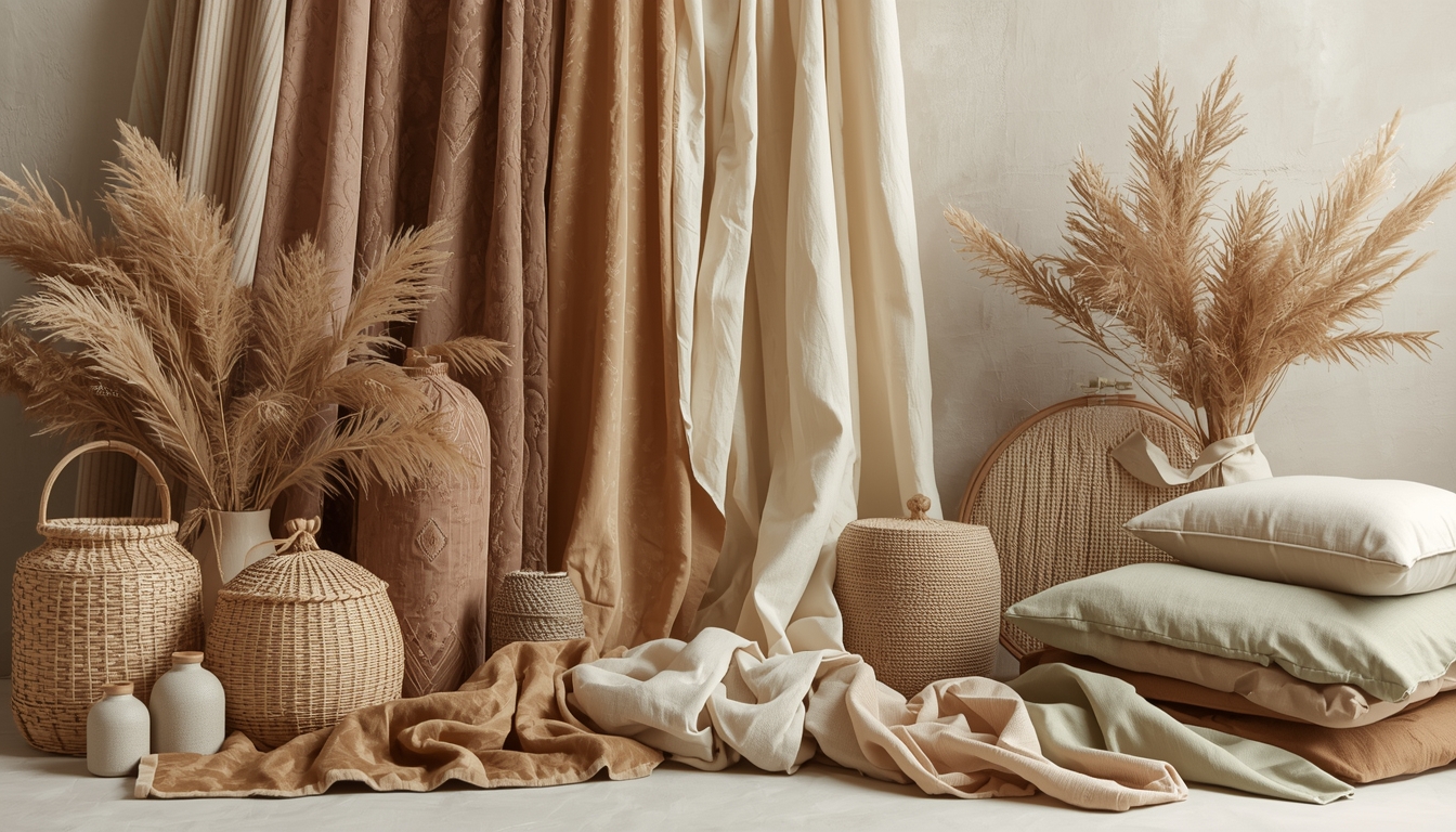 Custom textile decor and fabric coordination